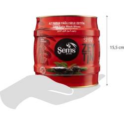 Şems Siyah Zeytin 2 Kg 291-320 Kalibre (3'lü Ekonomik Paket ) - Thumbnail