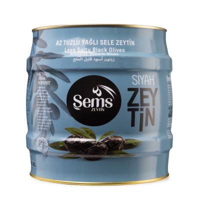 Şems Lüks İri Özel Siyah Zeytin 2 Kg 261-290 Kalibre