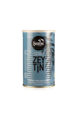 Şems Yağlı Siyah Sele Zeytin 900 Gr -261-290 Kalibre (6'lı Ekonomik Paket)